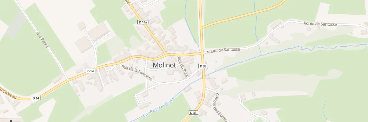 Plan du 5 Rue du Château à Molinot