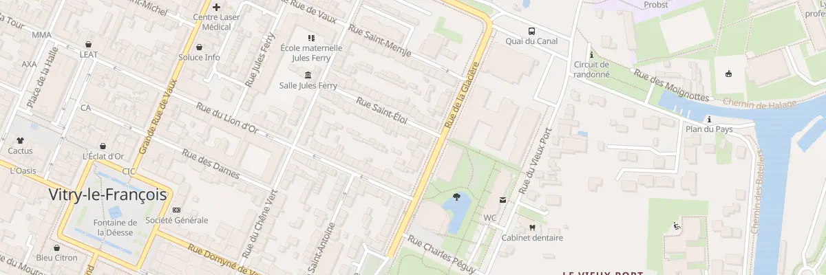 Plan du 33 Rue Saint-Éloi à Vitry-le-François