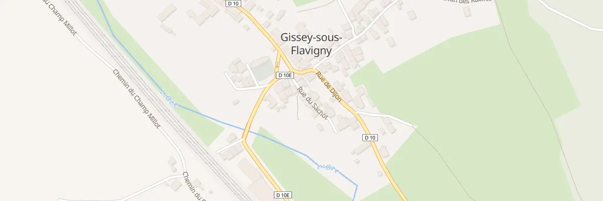 Plan du 4 Rue du Sachot à Gissey-sous-Flavigny