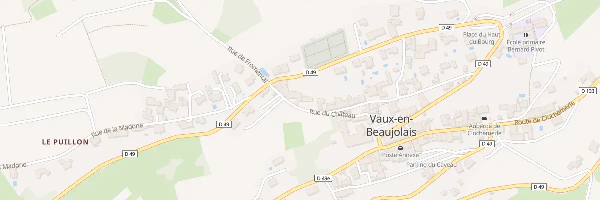 Plan du 53 Rue du Château à Vaux-en-Beaujolais