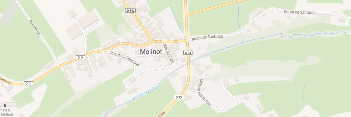 Plan du 5 Rue du Pont à Molinot