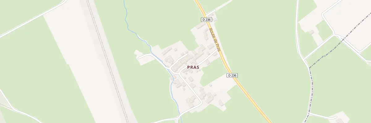 Plan du 24 Pras à Genouilly