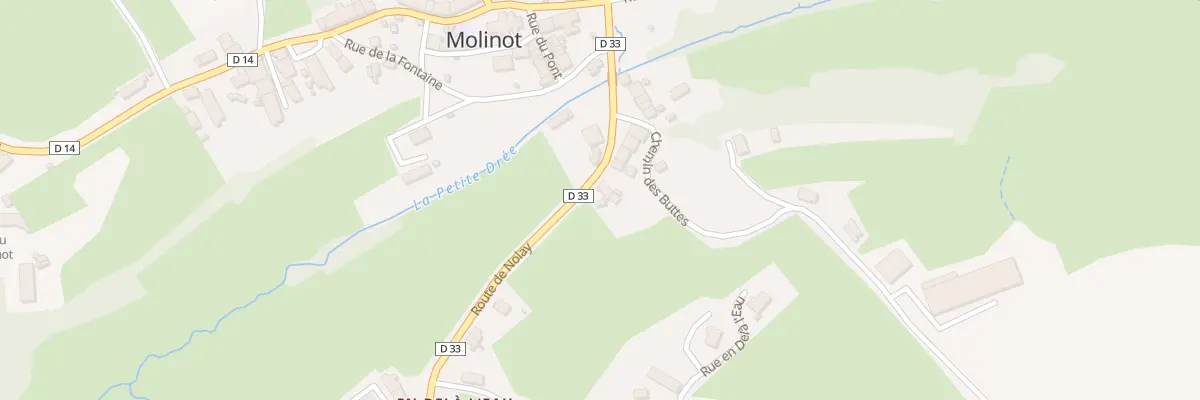 Plan du 11 Pl de la Saugerie à Molinot