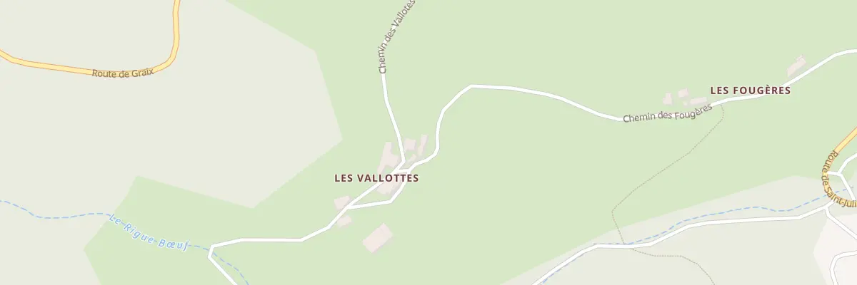 Plan du 854 Che des Fougères à Colombier