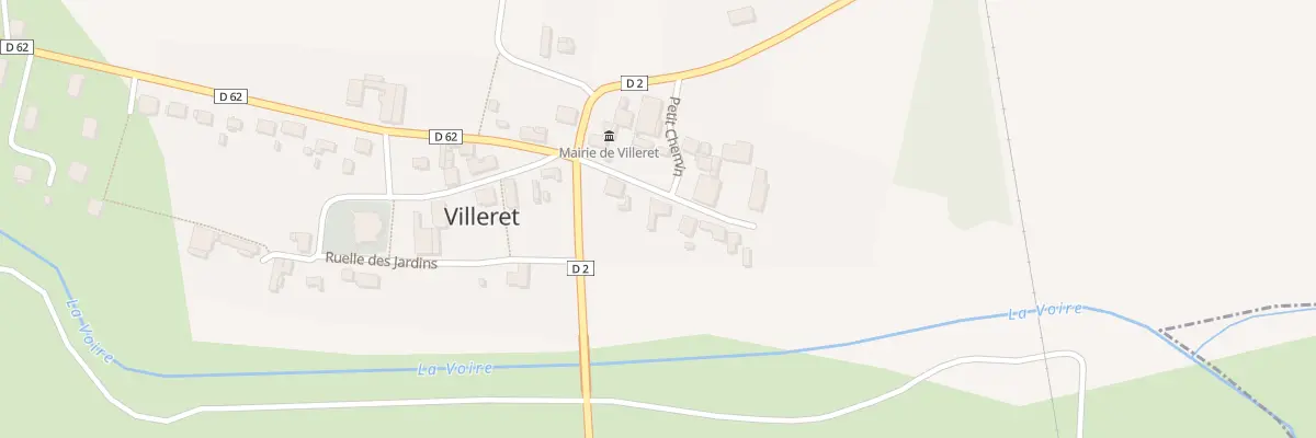 Plan du 4 Rue du Gué à Villeret