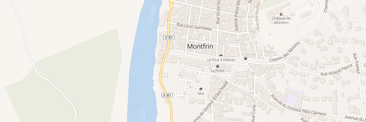 Plan du 33 Crs Jean Jaurès à Montfrin
