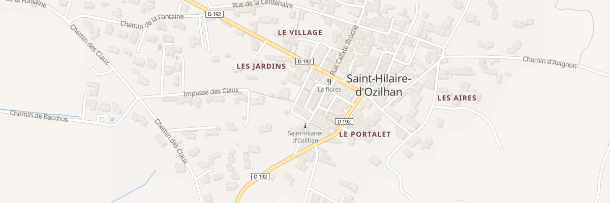 Plan du 5073 Rue de la Vaquetto à Saint-Hilaire-d’Ozilhan