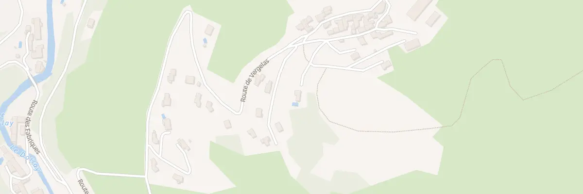 Plan du 1340 Rte de Vergelas à Saint-Paul-en-Jarez