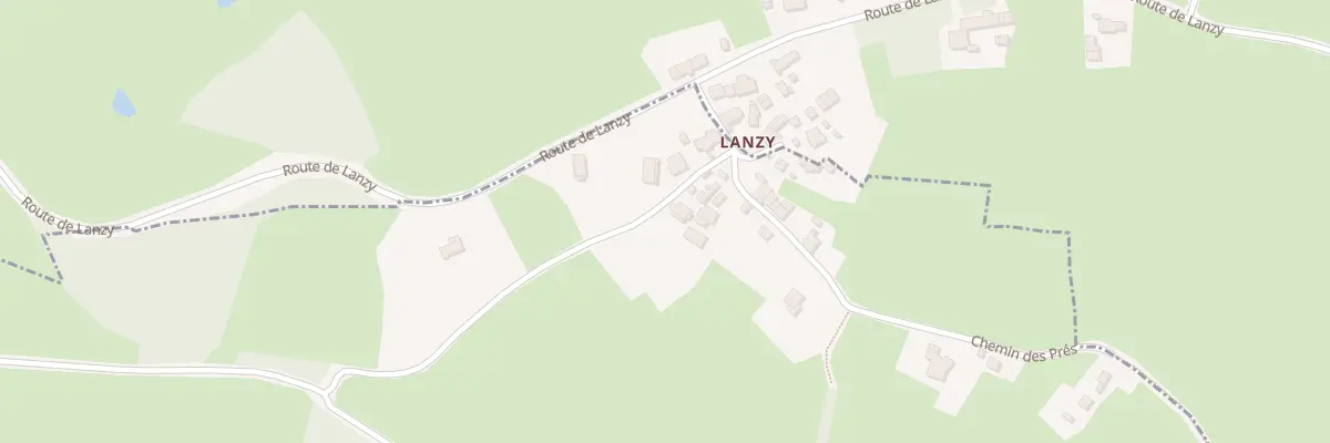 Plan du 5034 Lanzy à Saint-Privé
