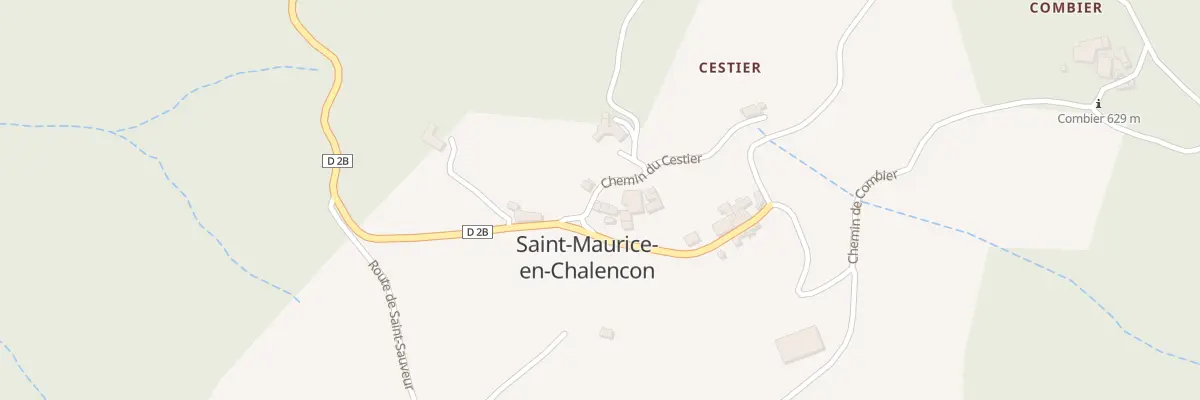 Plan du 5130 Saint Maurice à Saint-Maurice-en-Chalencon