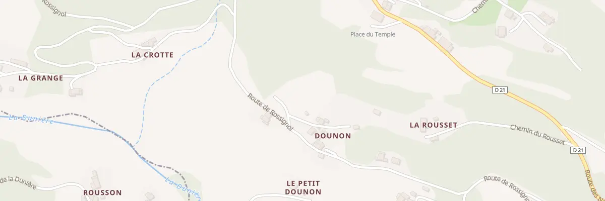 Plan du 5175 Dounon à Saint-Apollinaire-de-Rias