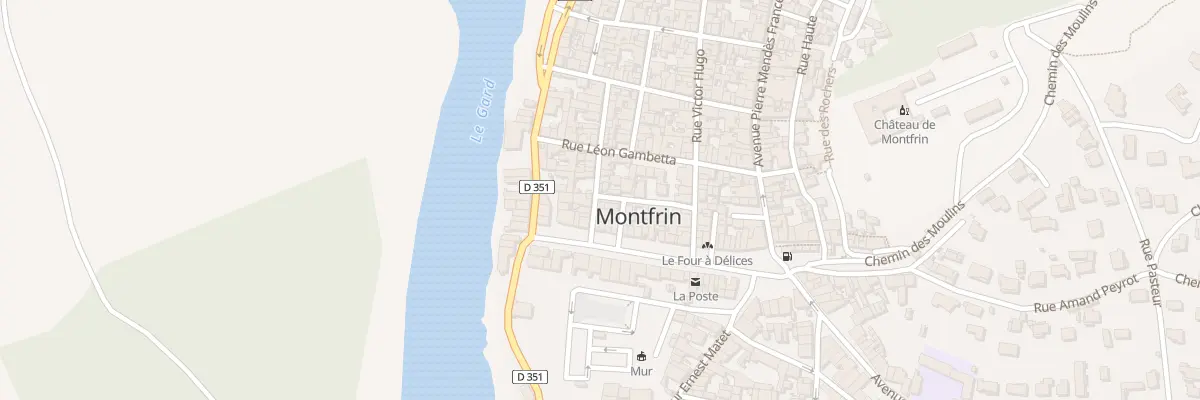 Plan du 6 Rue du Docteur Larrey à Montfrin