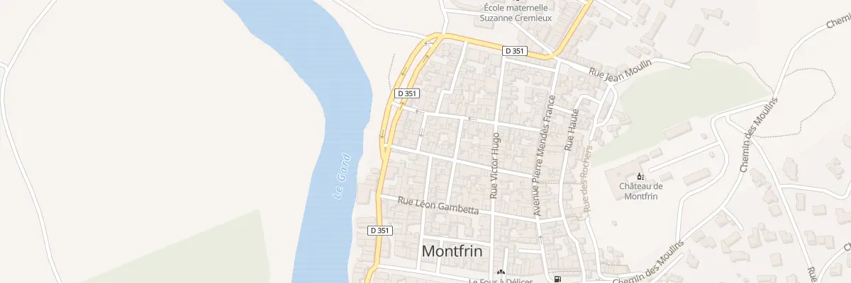 Plan du 4 Rue Anatole France à Montfrin