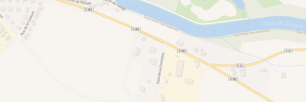 Plan du 2 Haut-De-La-Donchere à Attigny