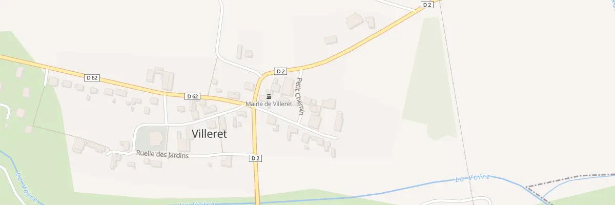 Plan du 4 Petit Chemin à Villeret