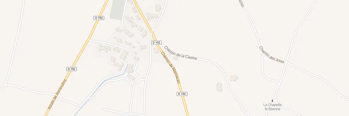 Plan du 5204 Rte de Fournès à Saint-Hilaire-d’Ozilhan