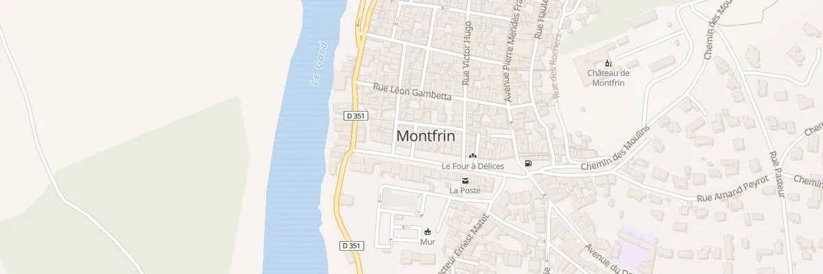 Plan du 3 Rue de Verdun à Montfrin