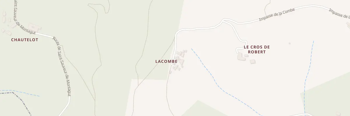 Plan du 5293 La Combe à Saint-Michel-de-Chabrillanoux