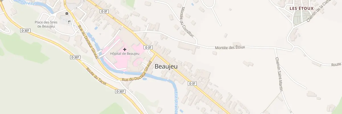 Plan du 15 Rue Général Leclerc à Beaujeu