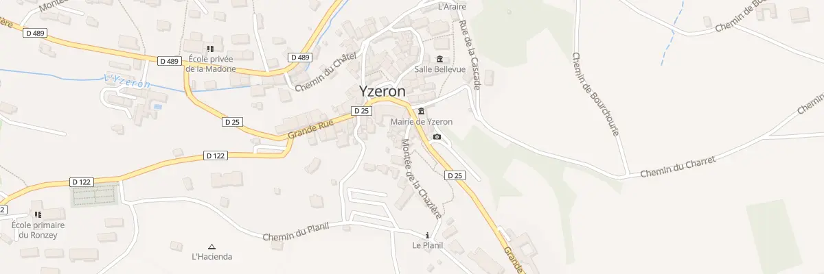 Plan du 3 Mte de la Chazière à Yzeron