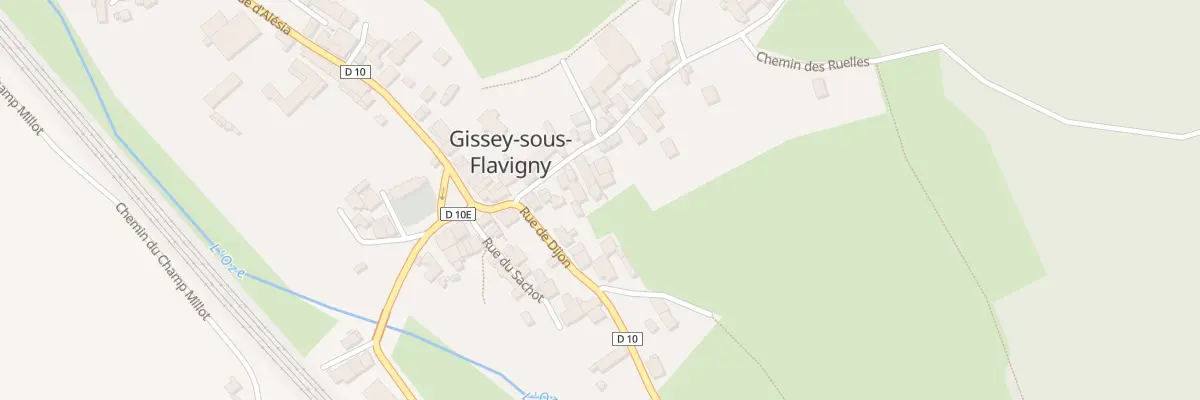 Plan du 4B Rue de la Ville Amont à Gissey-sous-Flavigny