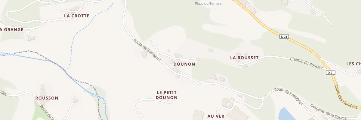 Plan du 5123 Dounon à Saint-Apollinaire-de-Rias