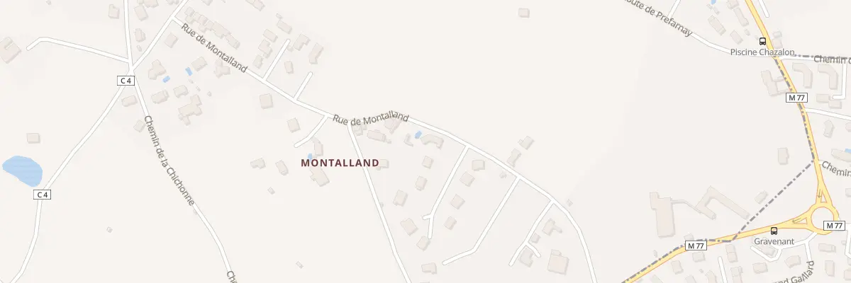 Plan du 285 Rue de Montalland à Genilac