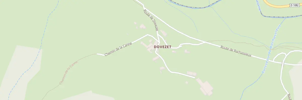 Plan du 164 Rte de Dovezet à Burdignes