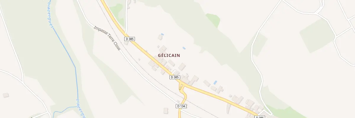 Plan du 5011 Gelicain au Breuil