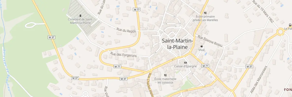 Plan du 2 Rue des Forgerons à Saint-Martin-la-Plaine