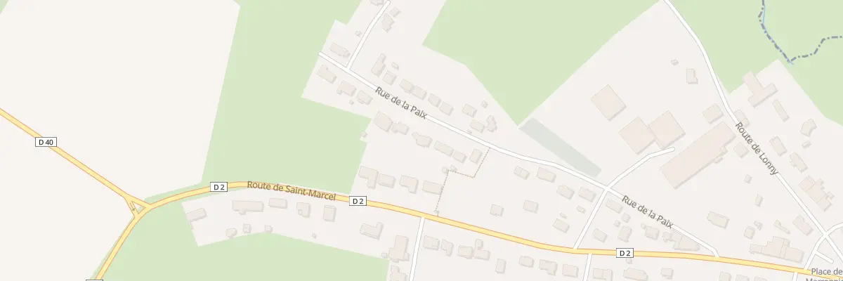 Plan du 14B Rue de la Paix à Ham-les-Moines