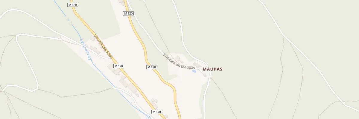 Plan du 165 Maupas à Doizieux