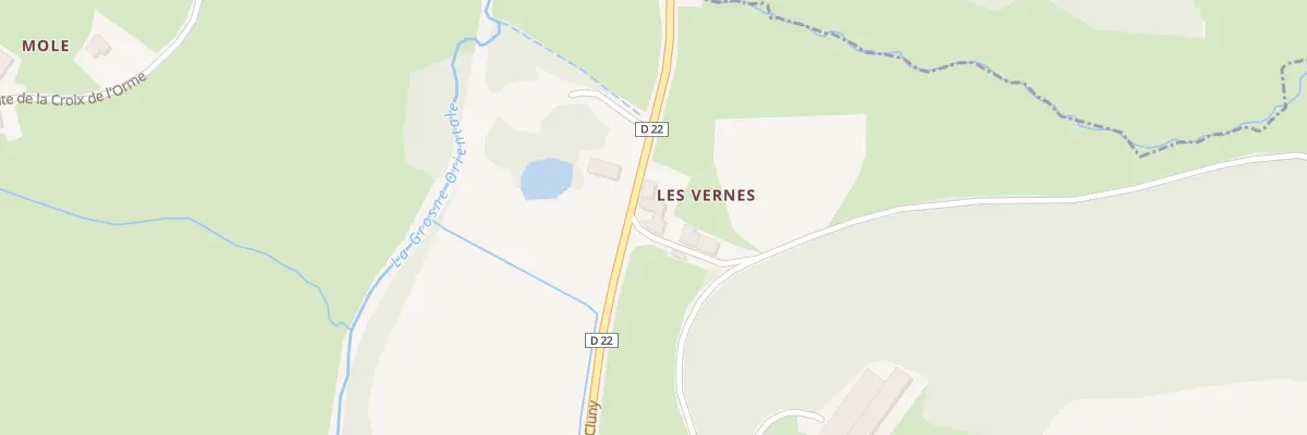 Plan du 5021 Les Vernes à Germolles-sur-Grosne