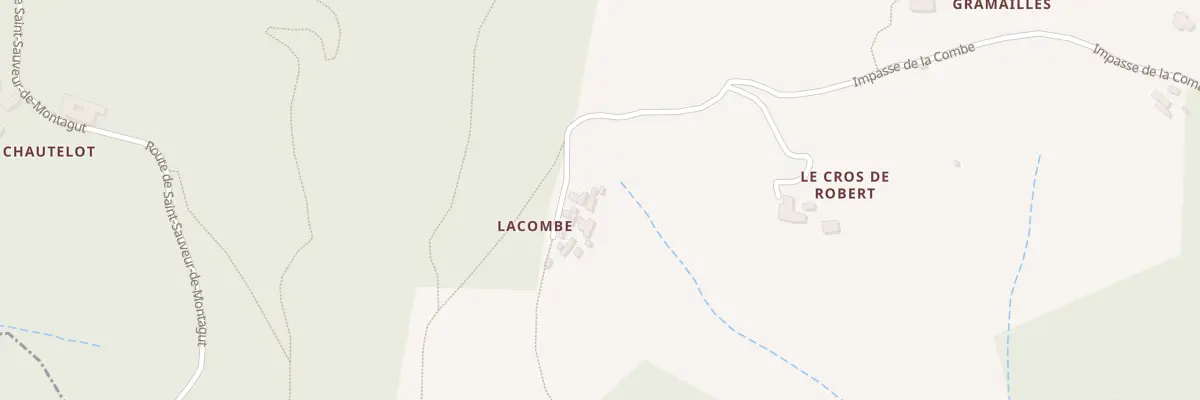 Plan du 5200 La Combe à Saint-Michel-de-Chabrillanoux