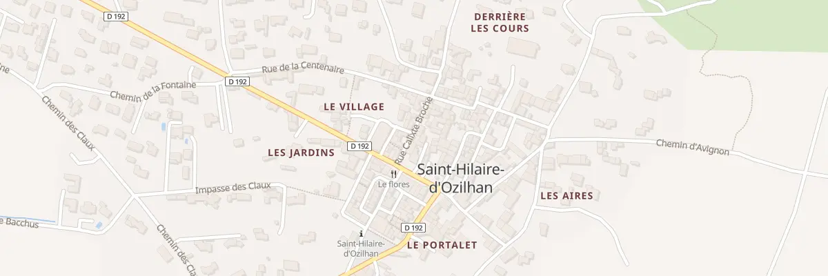 Plan du 4 Rue Calixte Broche à Saint-Hilaire-d’Ozilhan
