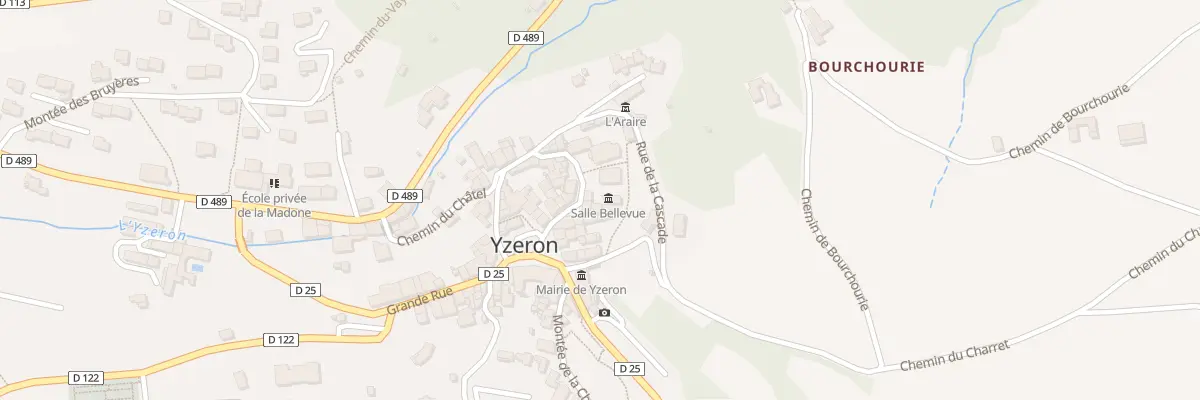 Plan du 10 Pl de l’Eglise à Yzeron