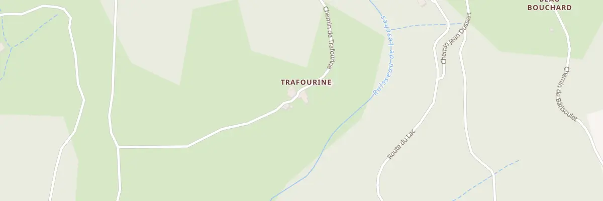 Plan du 325 Che de Trafourine à Empurany