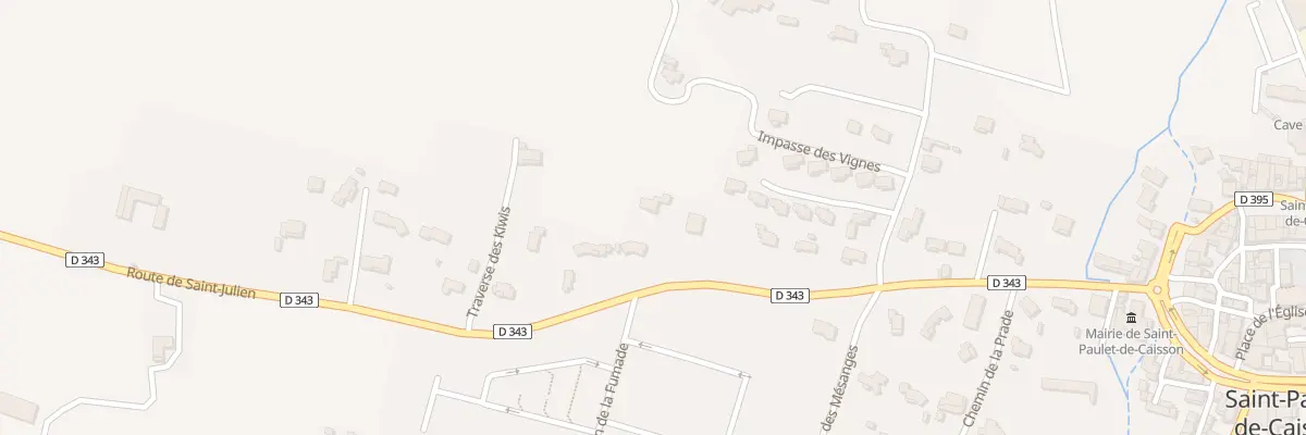 Plan du 5712 Rte de Saint-Julien à Saint-Paulet-de-Caisson