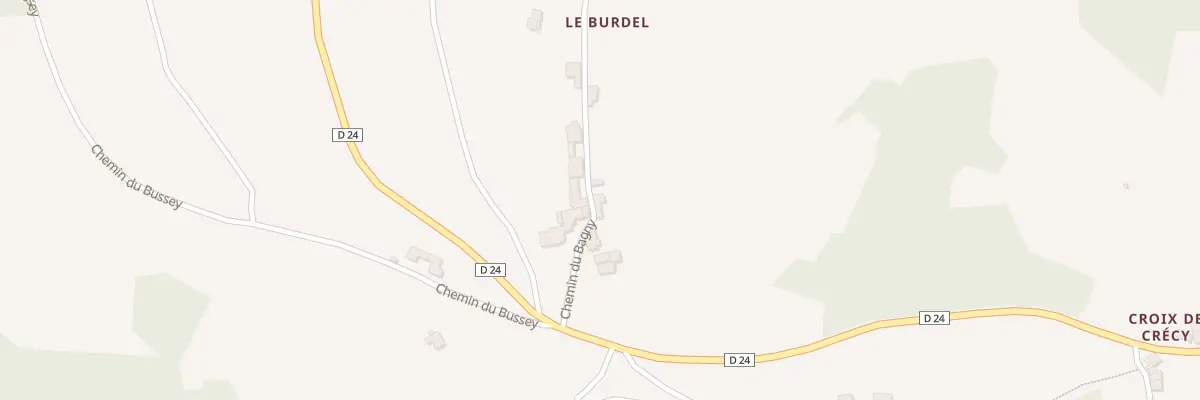 Plan du 120 Che du Bagny à Chevinay