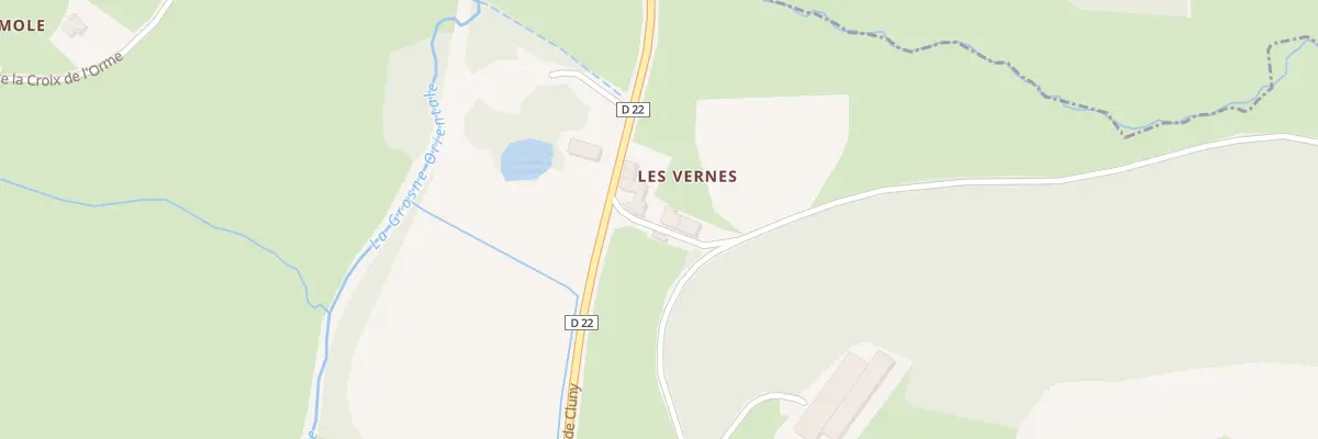 Plan du 5068F Les Vernes à Germolles-sur-Grosne