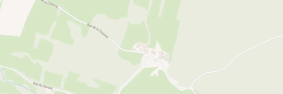 Plan du 3 Rue de la Chaume à Burzy