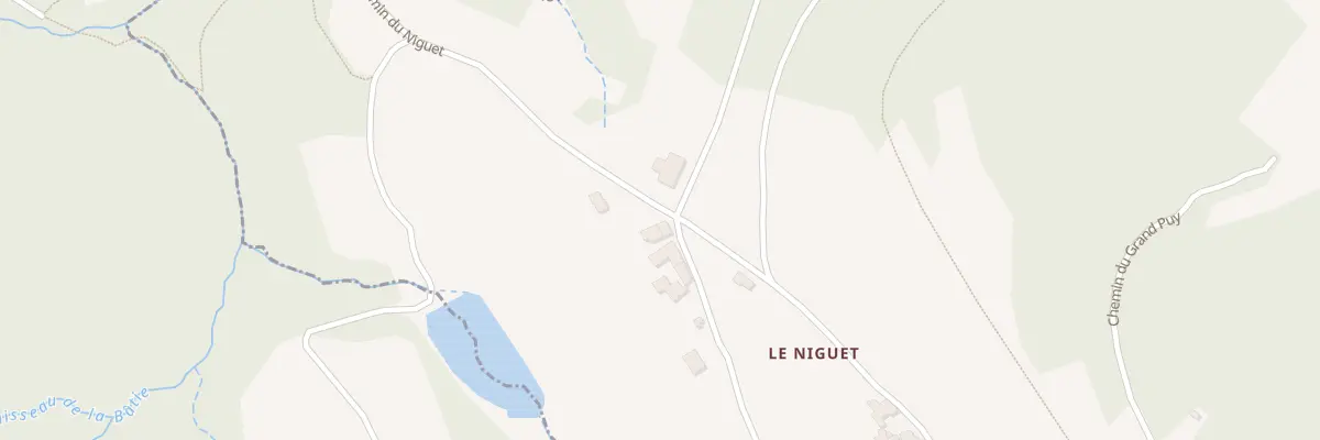 Plan du 5000 Le Niguet à Rontalon