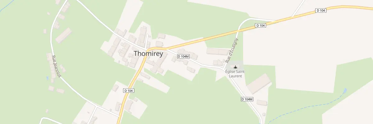 Plan du 6 Rue de l’Eglise à Thomirey