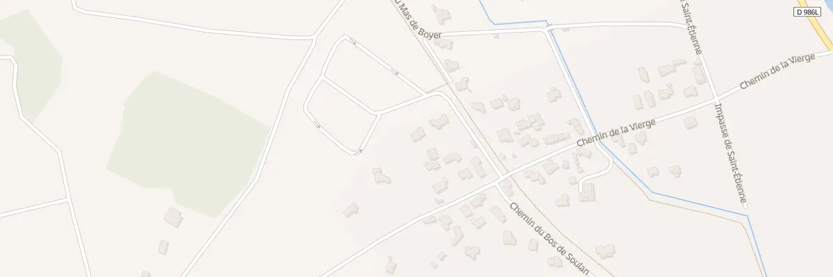 Plan du 5337 Bos de Soulan à Comps