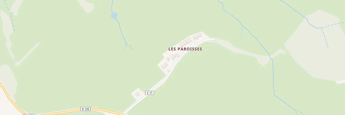 Plan du 2 Les Paroisses à Villeneuve-en-Montagne