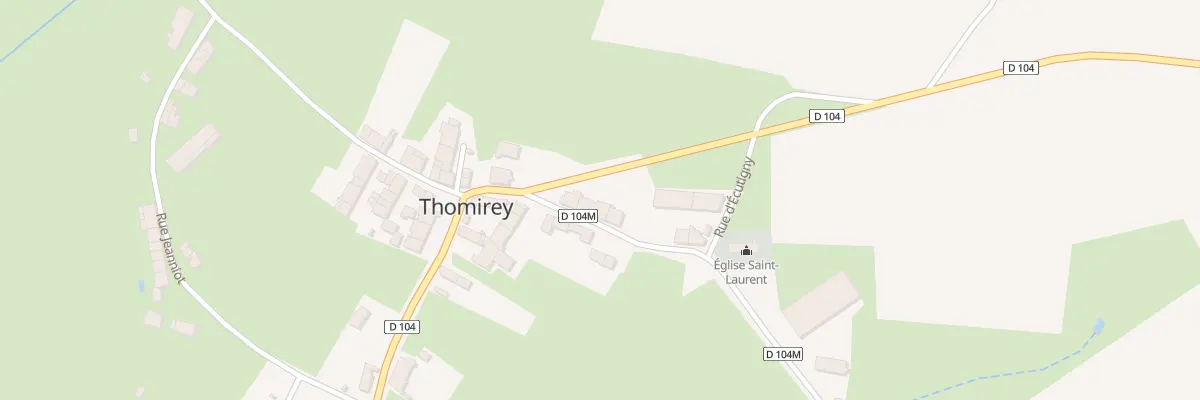 Plan du 3 Rue de l’Eglise à Thomirey