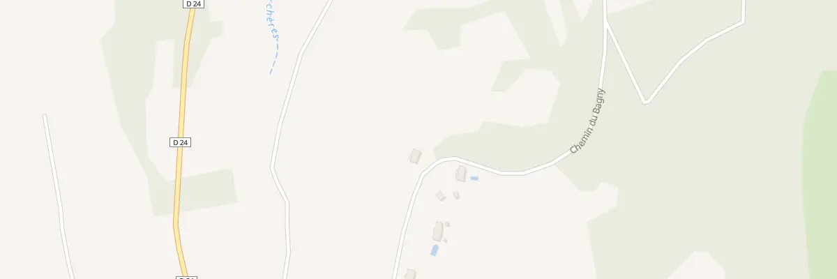 Plan du 469 Che du Bagny à Chevinay