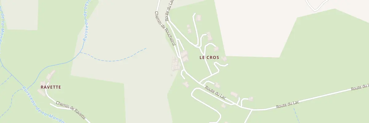 Plan du 1390 Rte du Lac à Empurany