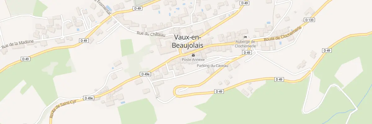 Plan du 8 Rue Gabriel Chevallier à Vaux-en-Beaujolais