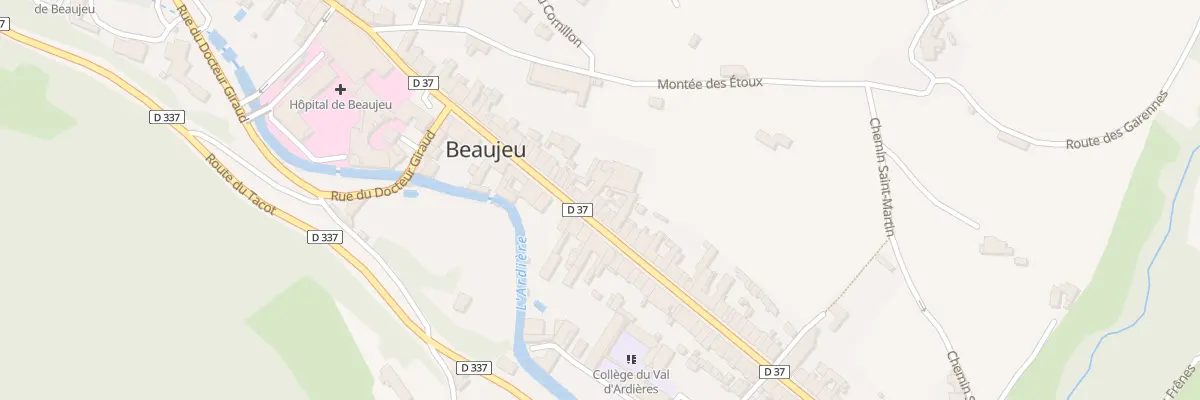 Plan du 237 Rue Général Leclerc à Beaujeu